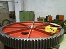 News : New equipment - Stress relieve with vibrations : Big welded gear VSR 